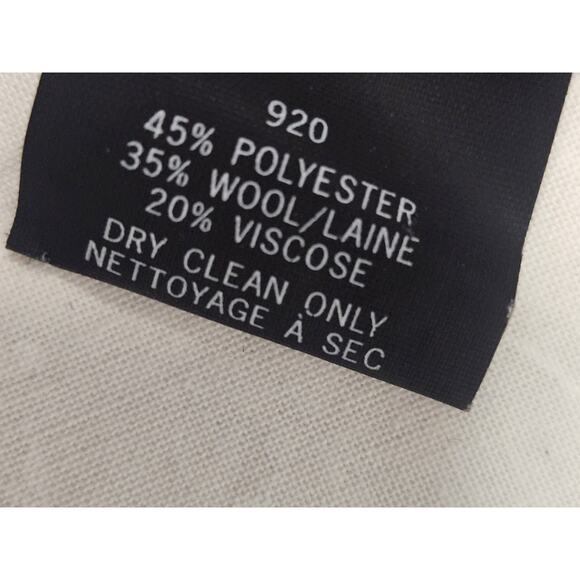 Vintage Bachrach Suit Separate Vest Size Large Wool Blend Tan Textured - Picture 8 of 9